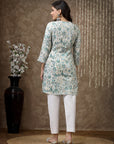 Ethnic Motif Printed Poly Viscose Kurti