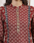 Ethnic Motif Printed Panelled Kurta with Palazzo