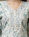 Ethnic Motif Printed Poly Viscose Kurti