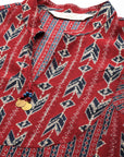 Geometric Printed Longline Modal Chanderi Top