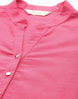 Solid Straight Cotton Tunic