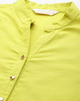 Solid Straight Cotton Tunic