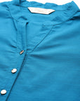 Solid Straight Cotton Tunic