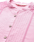Solid A-Line Calf Length Cotton Kurta