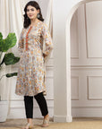 Paisley Printed Straight Viscose Rayon Kurta