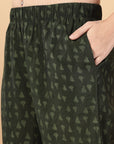 Bandhani Printed Flared Modal Chanderi Kurta Set with Dupatta