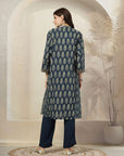 Ethnic Printed Cotton Cambric Kurta & Palazzo Set