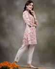Ethnic Motif Printed Poly Viscose Kurti