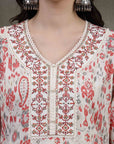 Ethnic Motif Printed Poly Viscose Kurti
