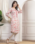 Paisley Printed Straight Viscose Rayon Kurta