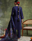 Samaira Silk Zari-Embroidered Kurta Set with Dupatta