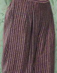 Purple Modal Chanderi Floral Kurta Set with Palazzo