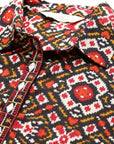 Ethnic Motif Printed High-Low Poly Viscose Kurti