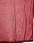 Schiffli Cotton Kurta Set with Sequin Embroidery, Palazzo & Lace Dupatta