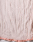 Embroidered Cotton Kurta Set with Tie-Up Neck & Lace-Trimmed Dupatta