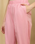 Cotton Blend Embroidered Tunic Co-Ord Set with Palazzo