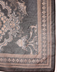 Zari Embroidered Kurta Set with Pocketed Palazzo and Printed Dupatta