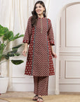Ethnic Motif Printed Panelled Kurta with Palazzo