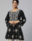 Black Embroidered Tunic