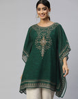 Printed Extended Sleeves Kaftan Kurta