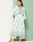 Floral Printed Sequinned Kurta