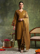Vetican Embroidered Kurta Set with Bell Sleeves & Khadi Silk Dupatta