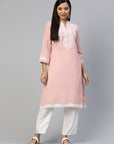 Ethnic Motifs Embroidered Thread Work Kurta