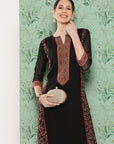 Embroidered Sequined With Thread Work Kurta