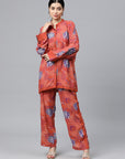 Women Floral Printed Rayon Co-ord Set