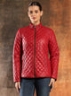 Ponzi Quilted Jacket with High Collar & Zip Closure