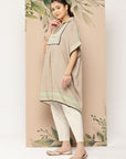 Ethnic Motifs Printed Flared Sleeves Kaftan Kurta