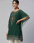 Printed Extended Sleeves Kaftan Kurta