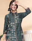 Nayam By Lakshita Women Printed Regular Kurti With Trousers