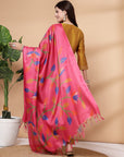 Women'S Embroidered A-Line Kurta And Palazzo Set With Dupatta