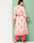 Floral Printed Sequinned Kurta