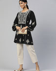 Black Embroidered Tunic