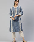 Embroidered Thread Work Kurti