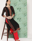 Embroidered Sequined With Thread Work Kurta