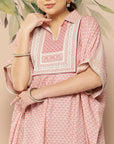 Ethnic Motifs Printed Flared Sleeves Kaftan Kurta