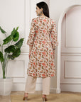 Floral Printed A-Line Kurta And Palazzo Set