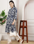 Women Printed Tunic And Palazzo Co-Ord Set