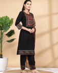 Women'S Modal Chanderi Kurta Set With Dupatta