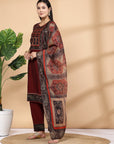 Women'S Modal Chanderi Kurta Set With Dupatta