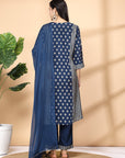 Women'S Mix And Match Kurta And Palazzo Set With Dupatta