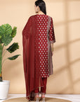 Women'S Mix And Match Kurta And Palazzo Set With Dupatta