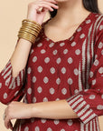 Women'S Mix And Match Kurta And Palazzo Set With Dupatta