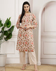 Floral Printed A-Line Kurta And Palazzo Set