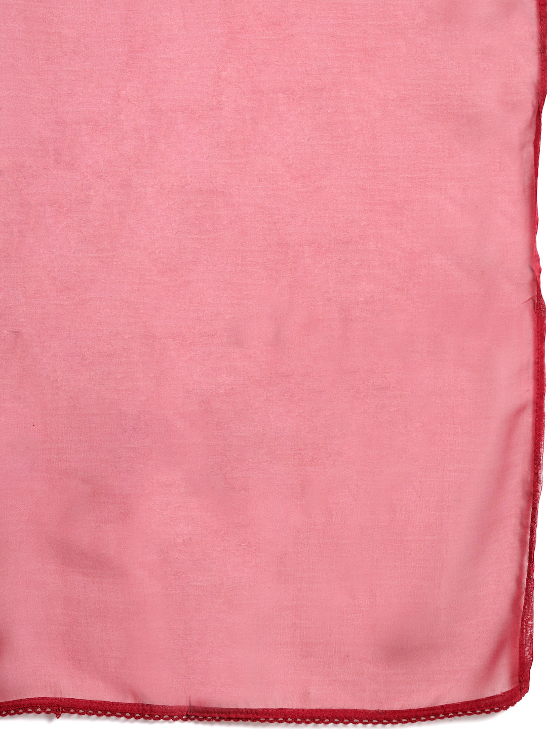 Zari Embroidered Viscose Rayon Kurta Set with Palazzo &amp; Lace Dupatta