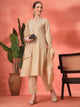 Embroidered Cotton Kurta Set with Palazzo & Zari Dupatta