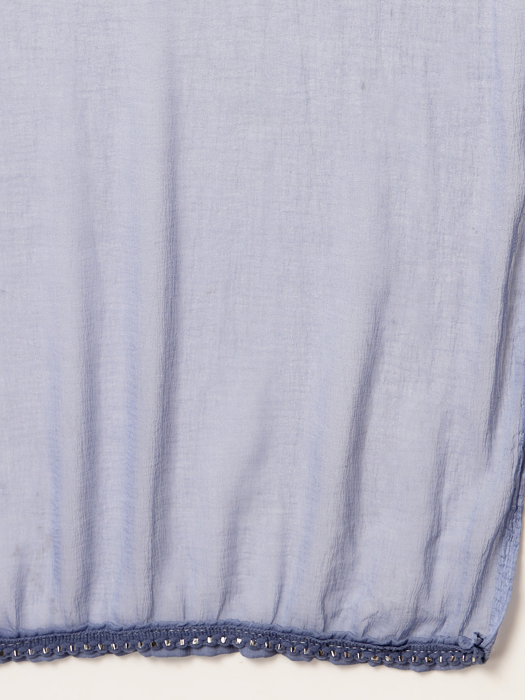 Solid Straight Cotton Kurta Set with Ethnic Embroidery &amp; Laced Dupatta